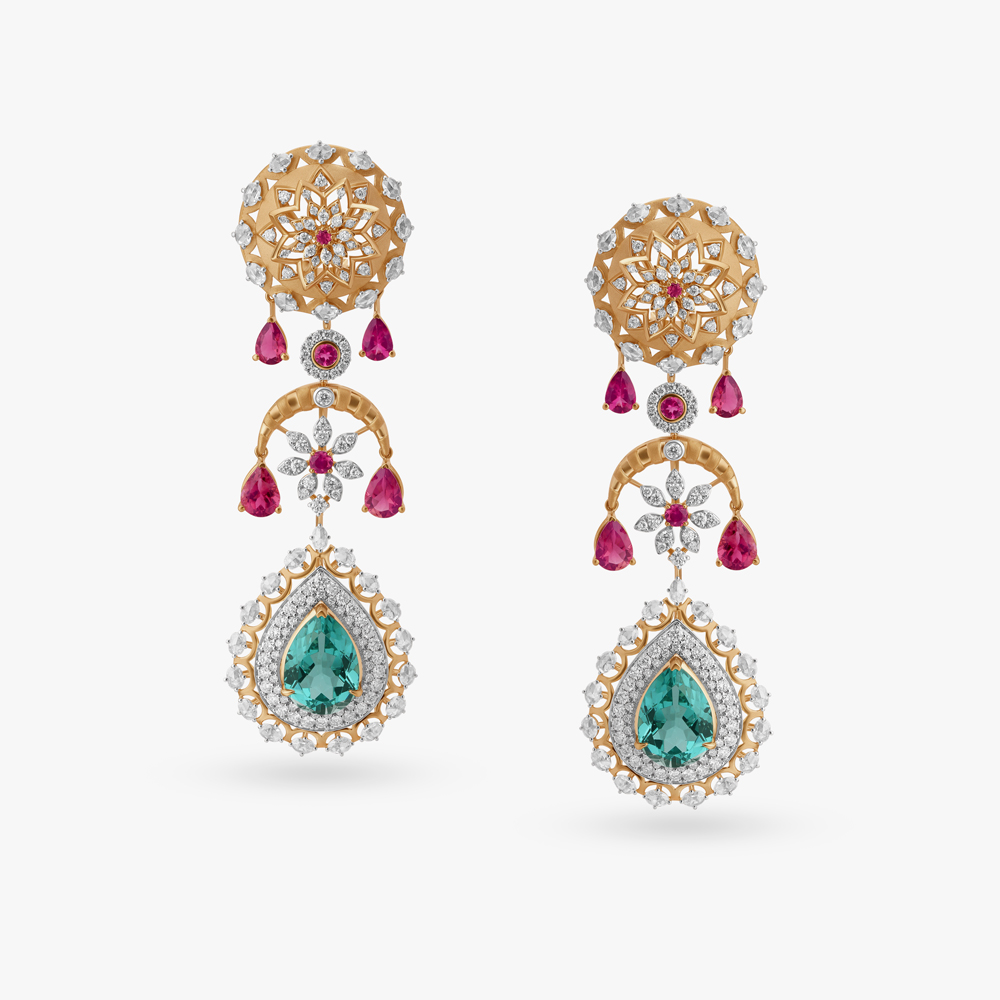 Lovely modish Diamond Drop Earrings
