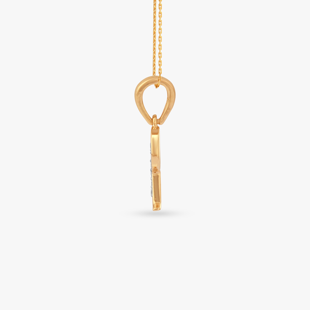 Signature P Diamond Pendant,,hi-res image number null