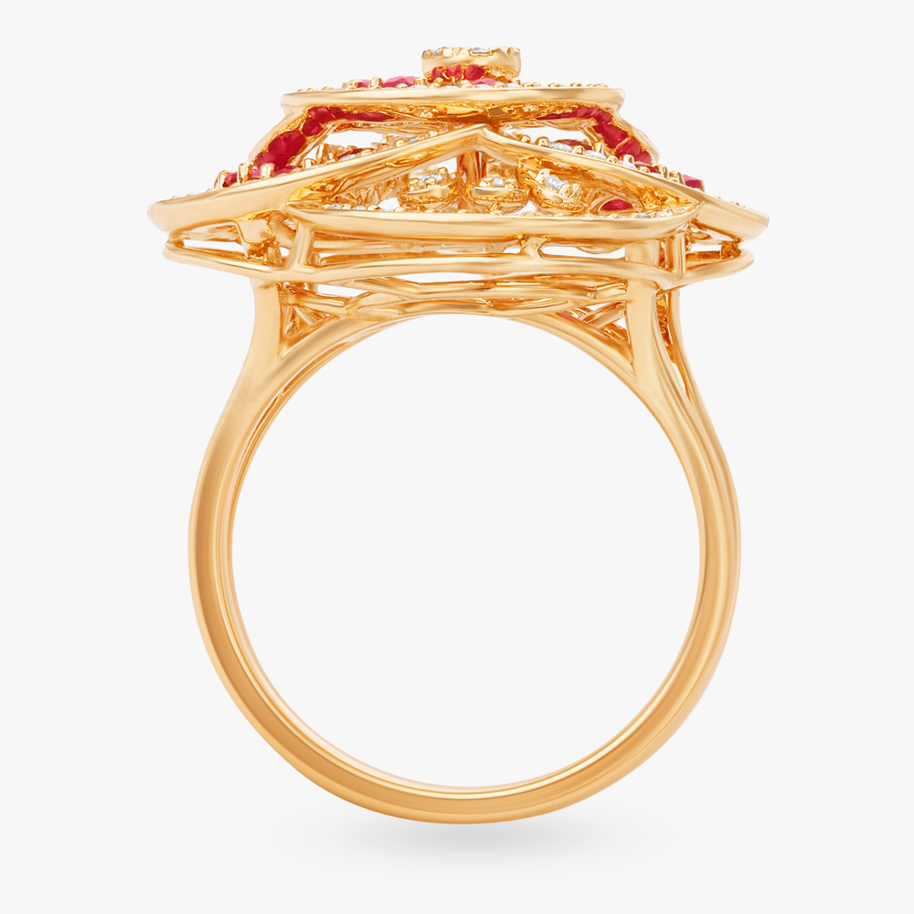 Spiral Serenade Diamond Ring,,hi-res image number null