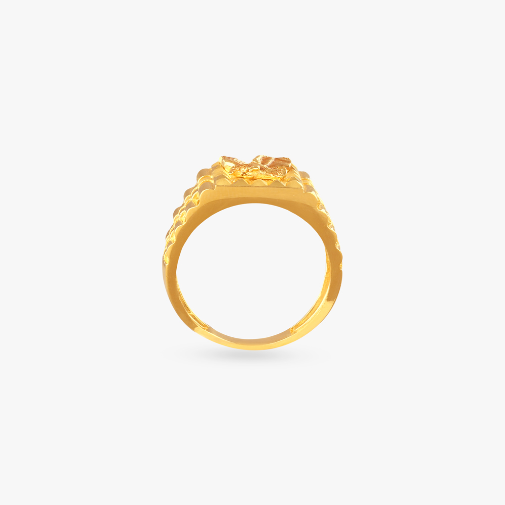 Eagle Rise Gold Ring for Men,,hi-res image number null