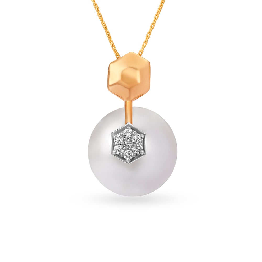 Spellbinding Floral Diamond Pendant,,hi-res image number null
