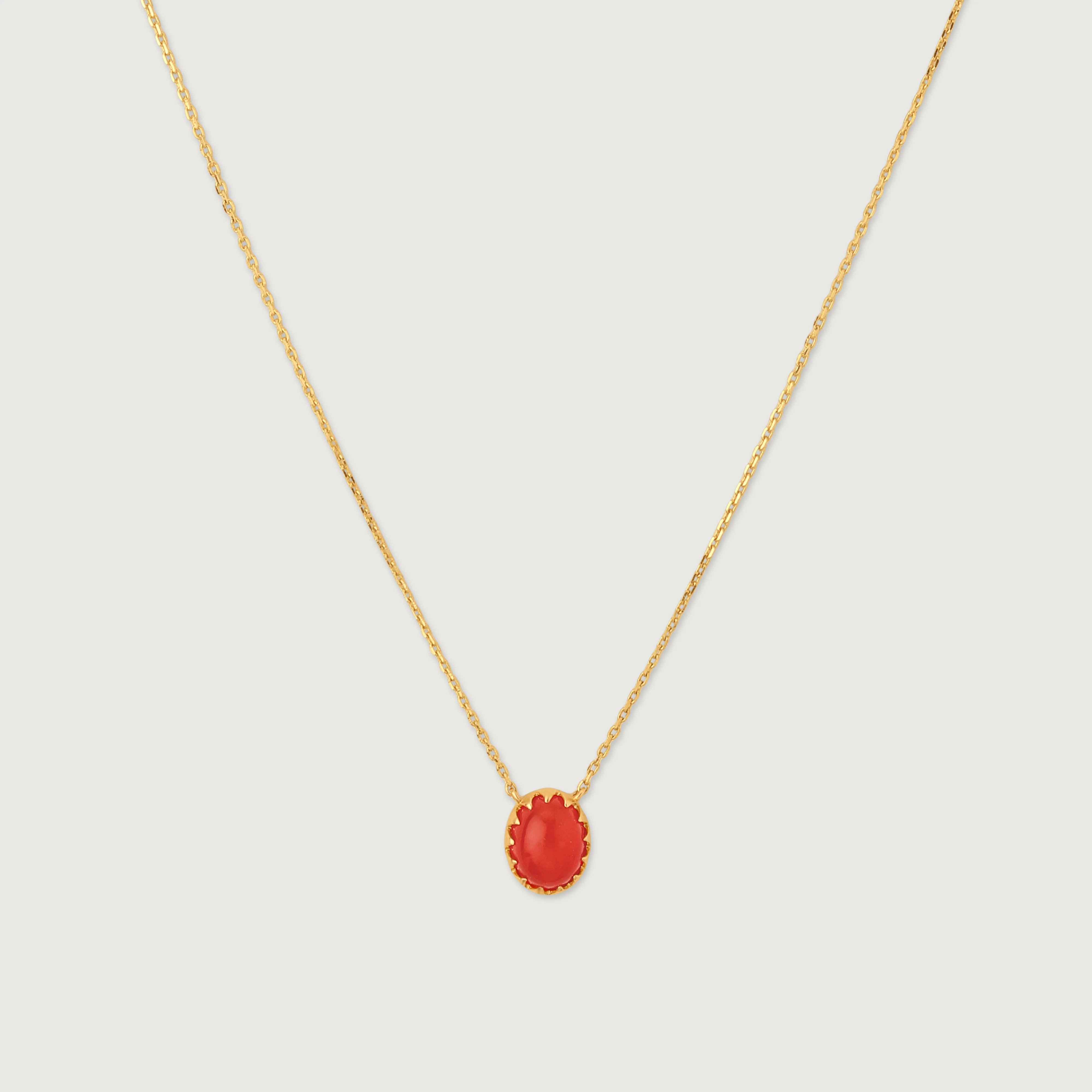 Delicate Radiant Carnelian Necklace,,hi-res image number null