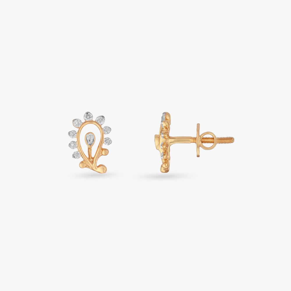 

Paisley Spark Diamond Stud Earrings