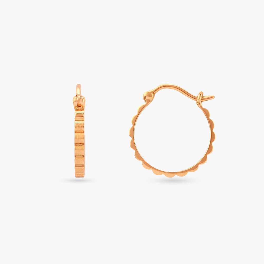 Sculpt Clip Gold Hoop Earrings,,hi-res image number null