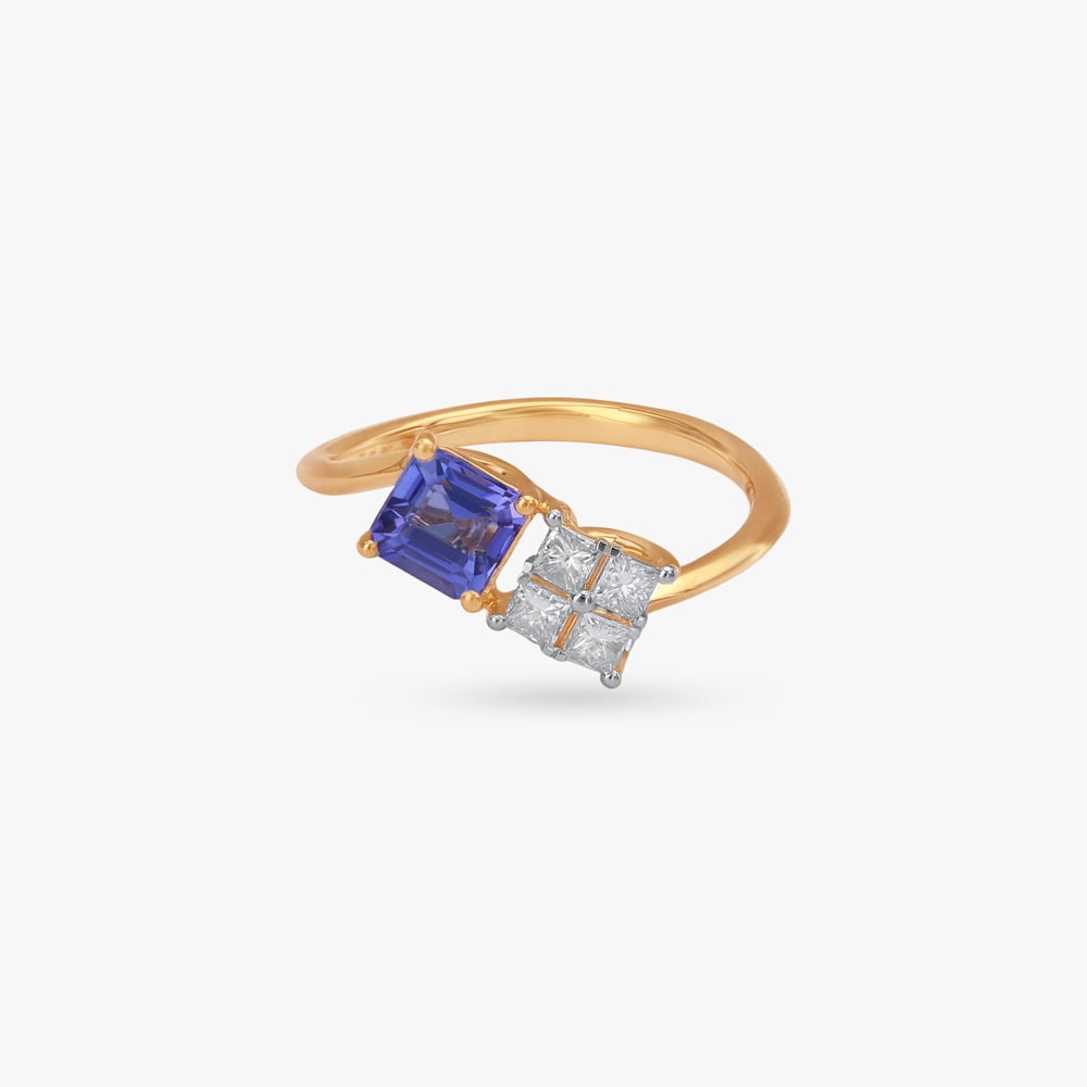 Tanzanite Muse Diamond Ring,,hi-res image number null