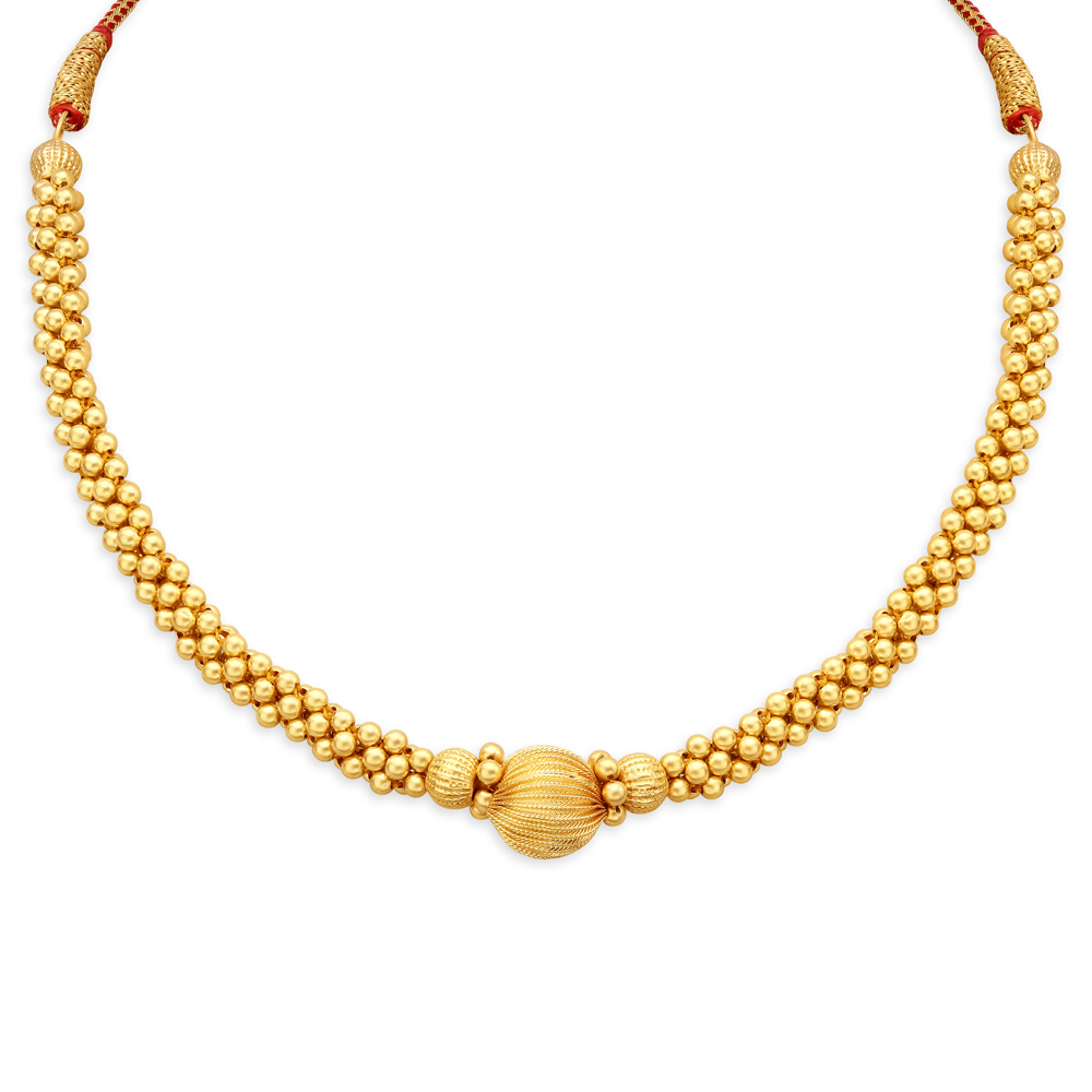 Classic 22 Karat Yellow Gold Beaded Armlet,,hi-res image number null