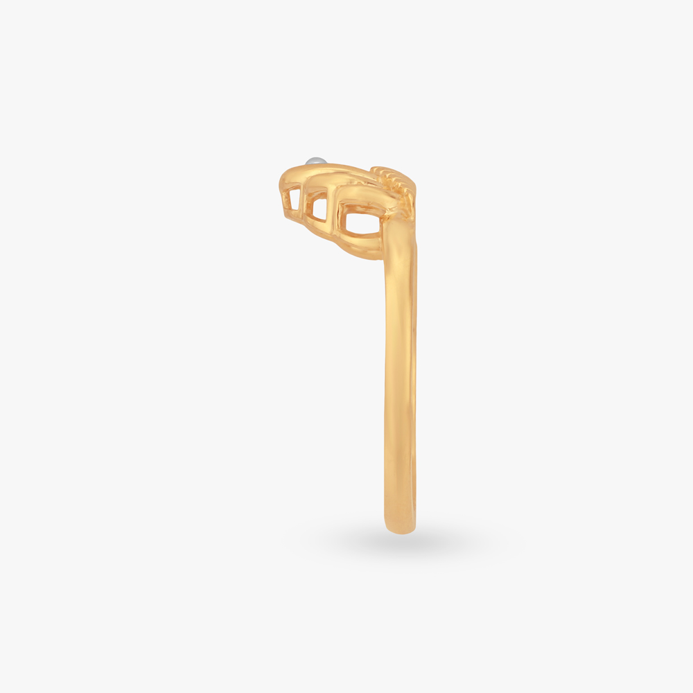 Royal Halo Gold Ring,,hi-res image number null