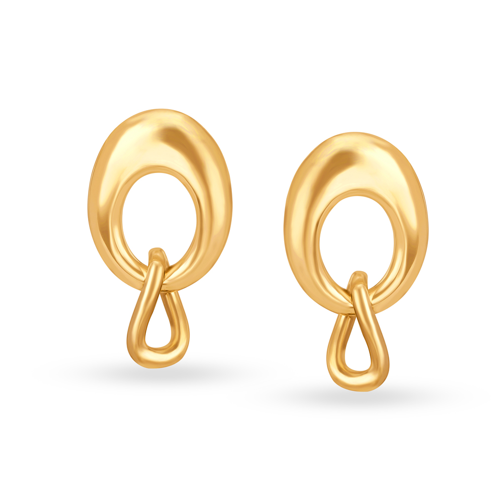 Contemporary Elegance Drop Earrings
