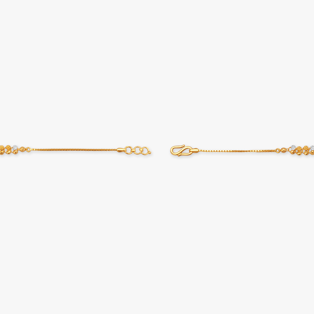 Intricate Beaded Gold Bracelet,,hi-res image number null