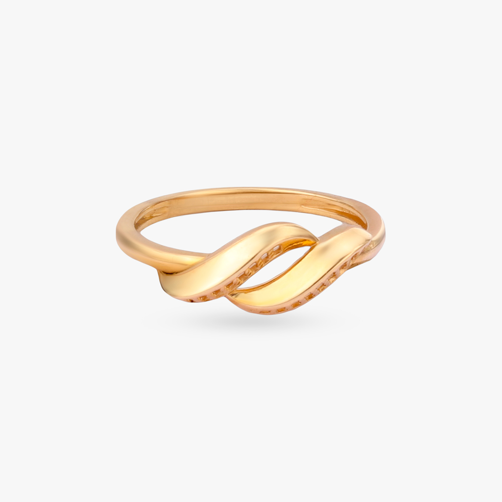 Intertwined Flow Gold Ring,,hi-res image number null