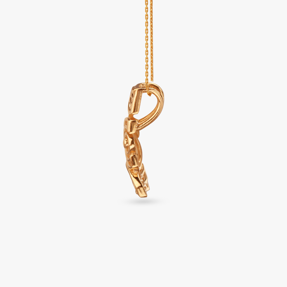Ethereal Rhythm Gold Pendant,,hi-res image number null