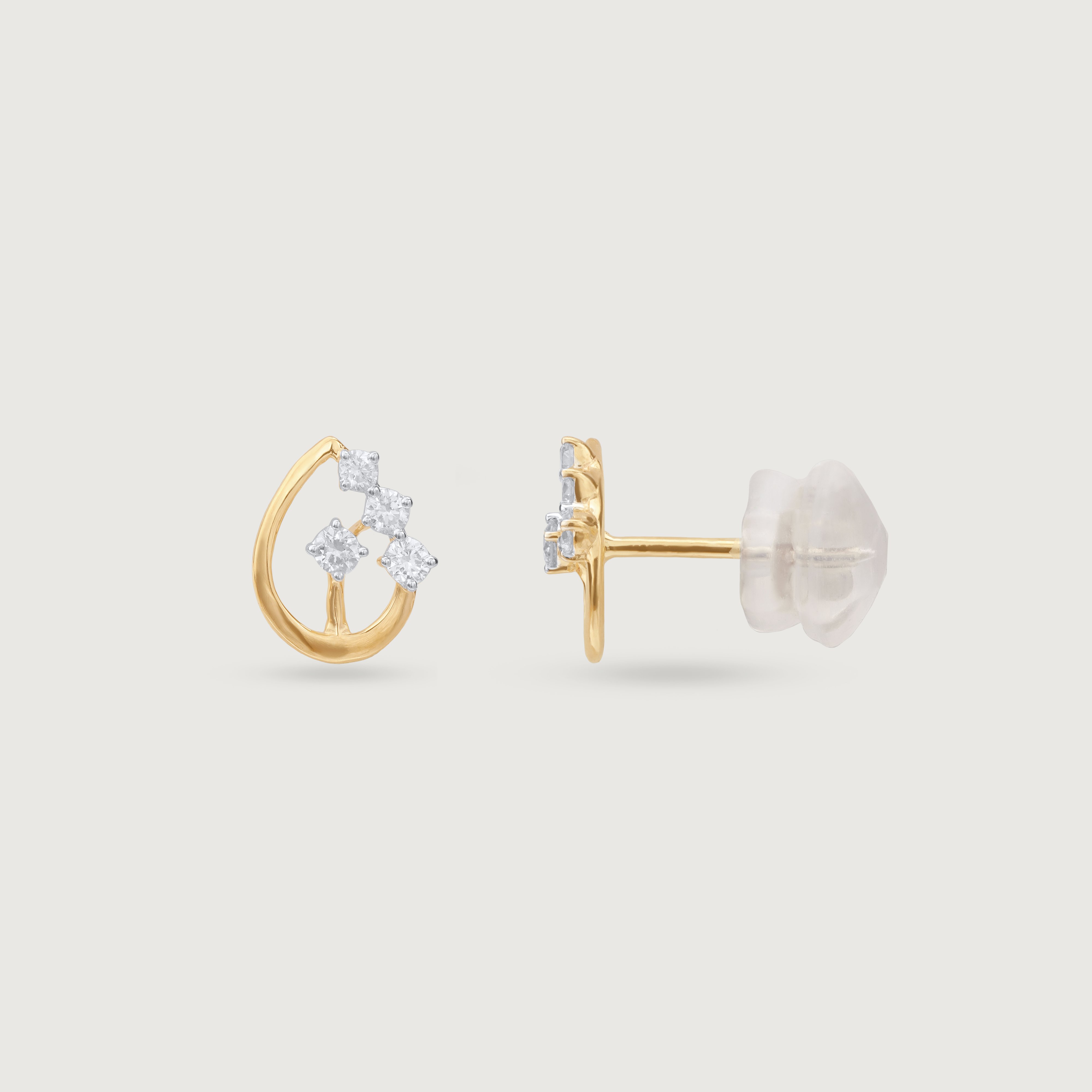 Gleaming Teardrop Diamond Earrings,,hi-res image number null