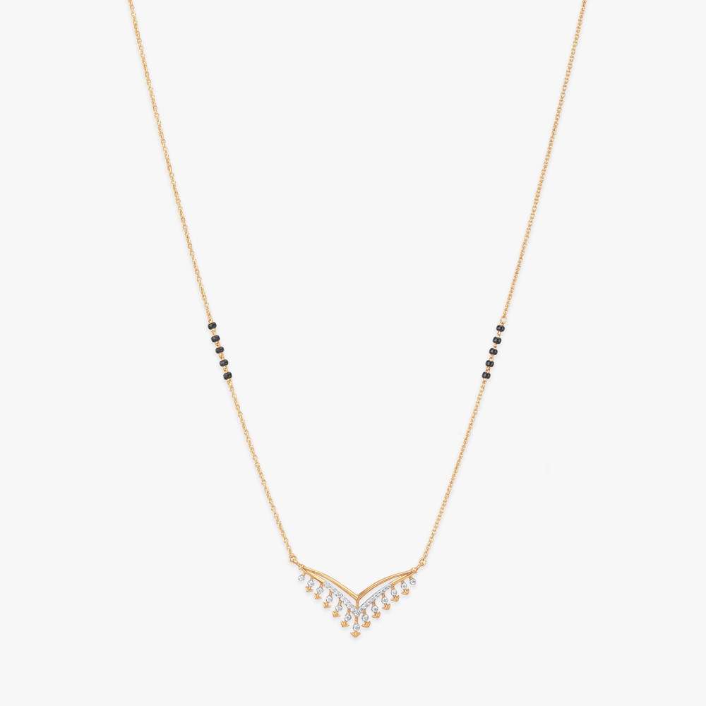 

Raindrop Symphony Diamond Mangalsutra