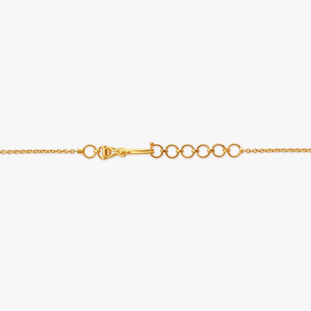 Majestic Gold Pendant with Chain and Earrings Set,,hi-res image number null