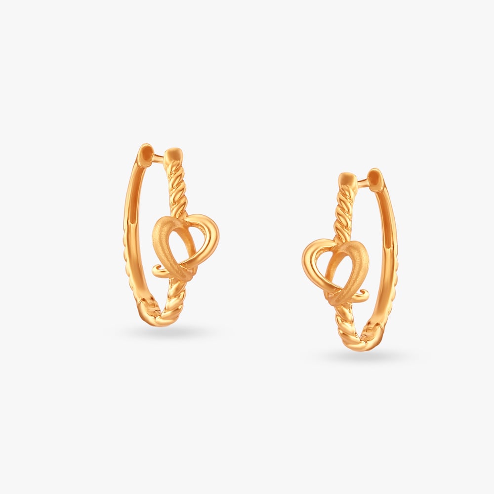 Dapper Gold Hoop Earrings,,hi-res image number null