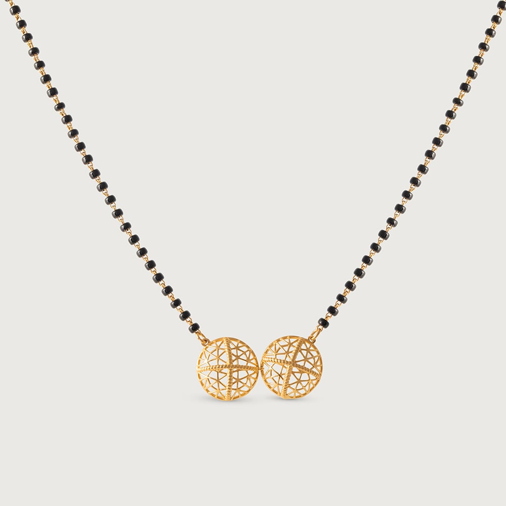Perfectly Paired Gold & Diamond Viti Mangalsutra,,hi-res image number null