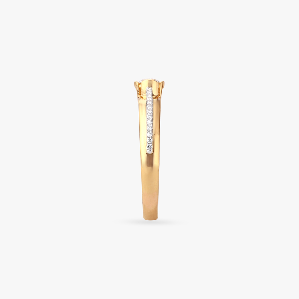 Slender Trail Solitaire Ring,,hi-res image number null