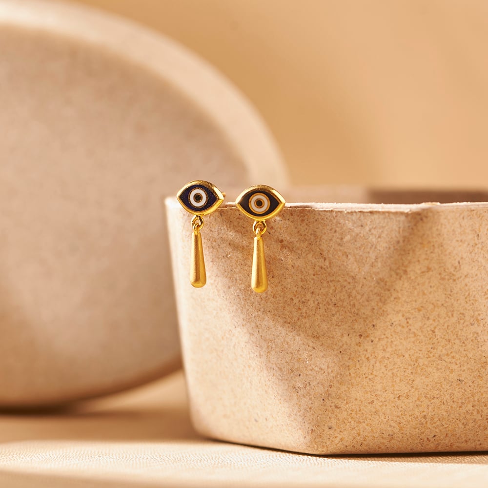 Charming Evil Eye Drop Earrings,,hi-res image number null