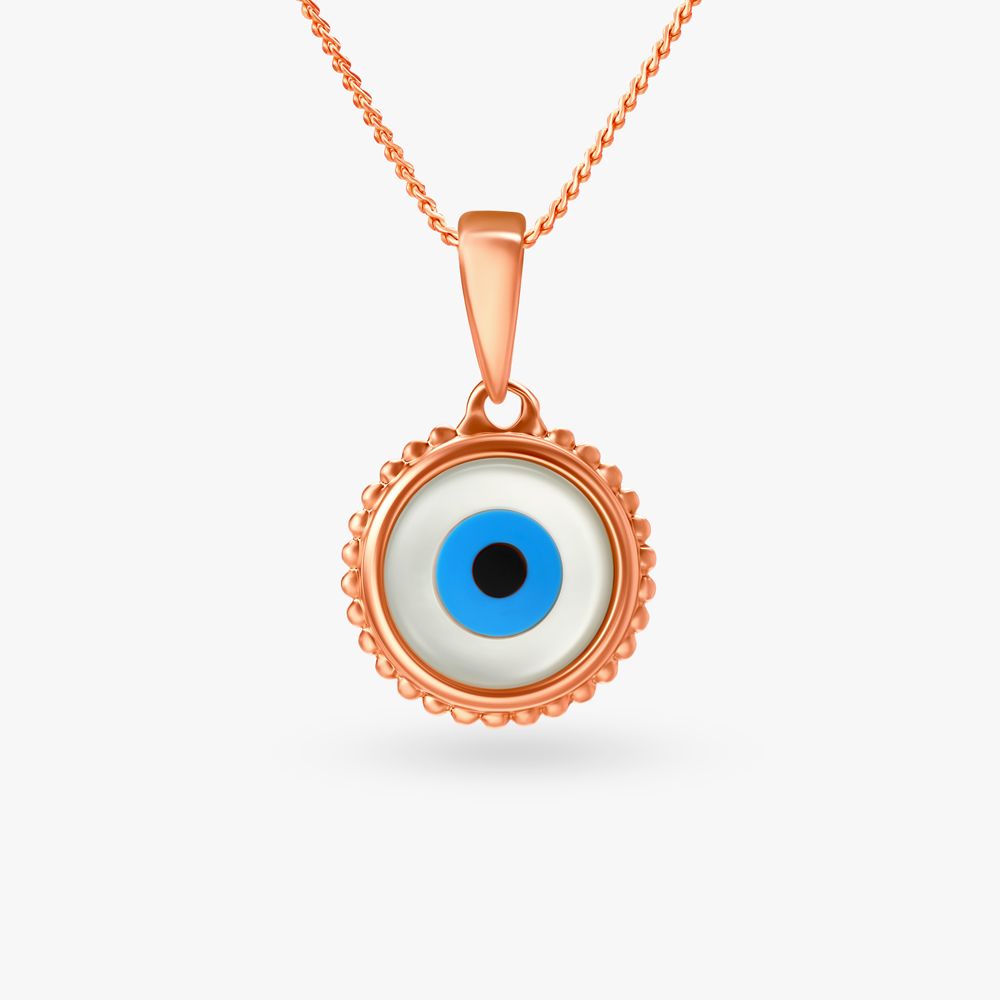 Dainty Evil Eye Pendant,,hi-res image number null