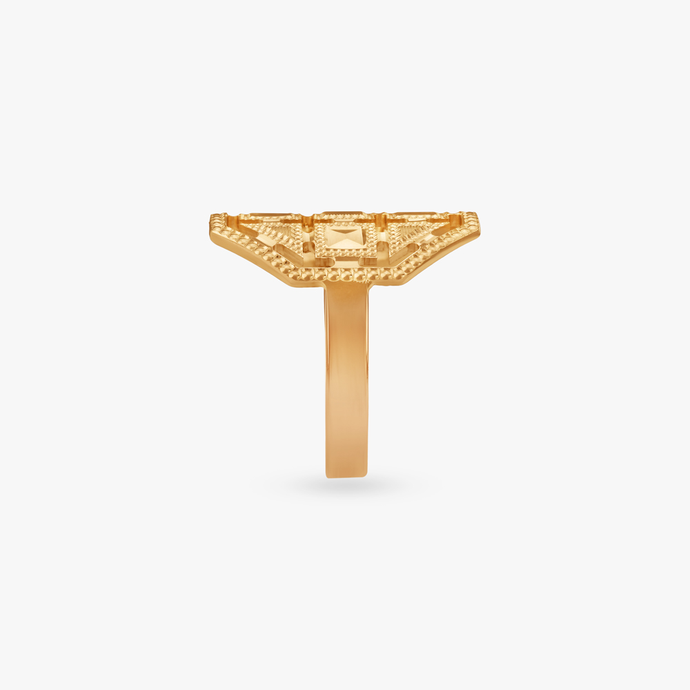 Vintage Charm Gold Ring,,hi-res image number null