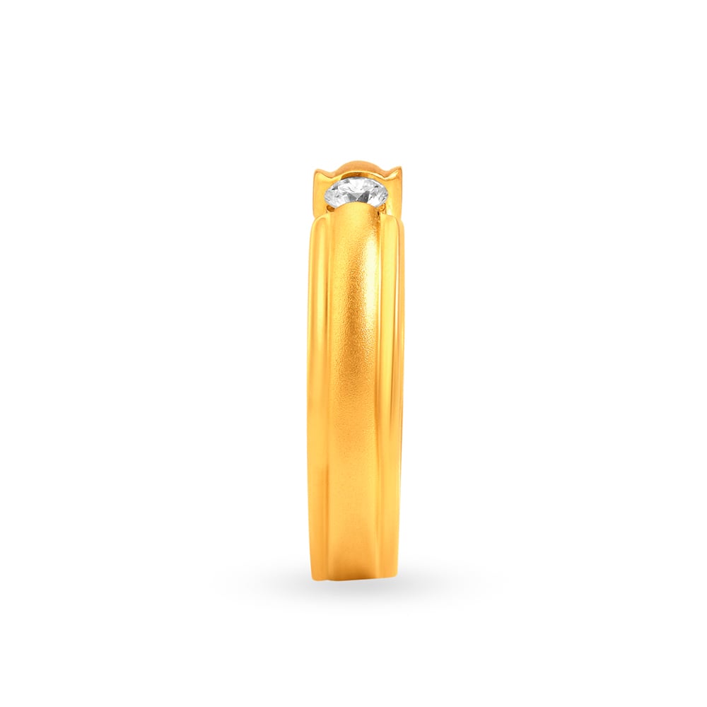Bold Brilliance Diamond Finger Ring for Men,,hi-res image number null