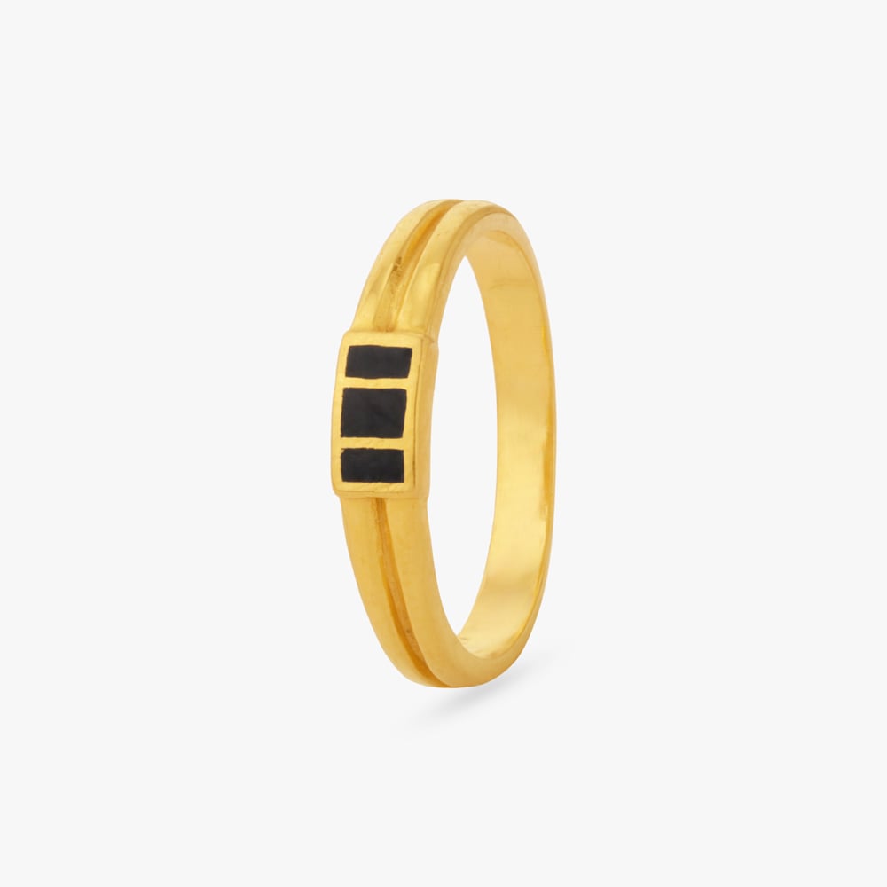 

Little Grid Gold Ring for Kids