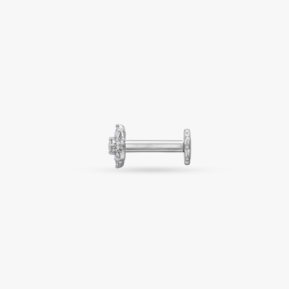 Bloom Radiance Diamond Nose Pin,,hi-res image number null