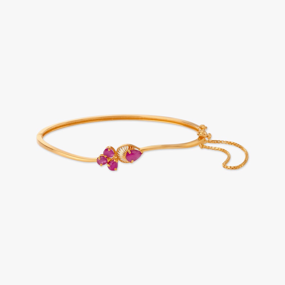 

Cherry Whirl Ruby Bangle