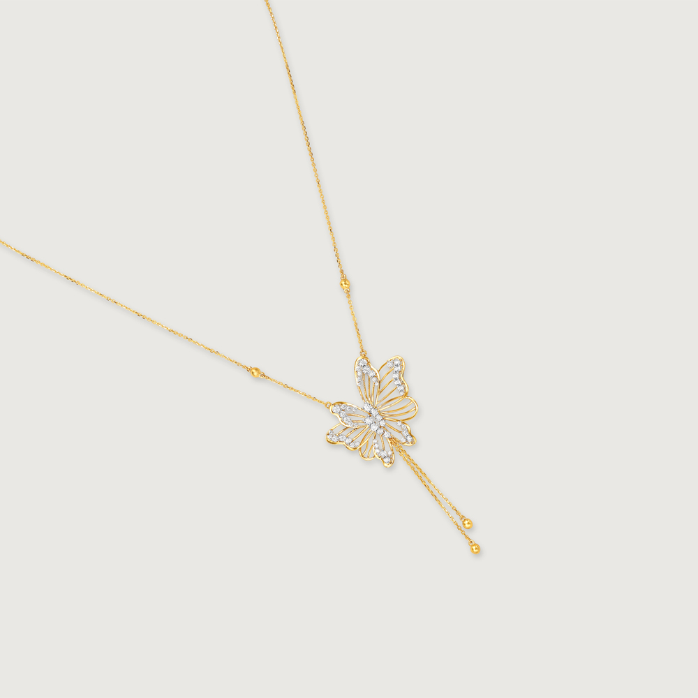 Butterfly Whispers Diamond Necklace,,hi-res image number null