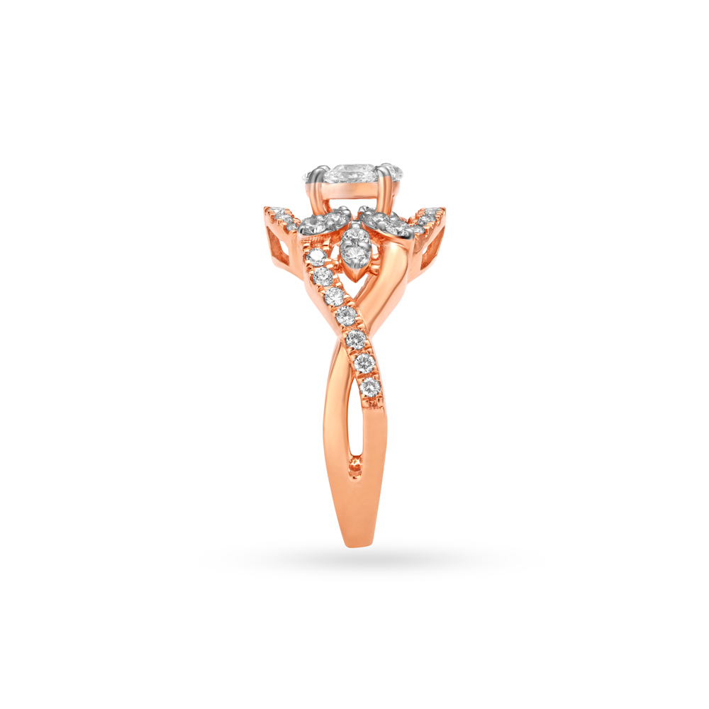Classic Rose Gold Finger Ring,,hi-res image number null