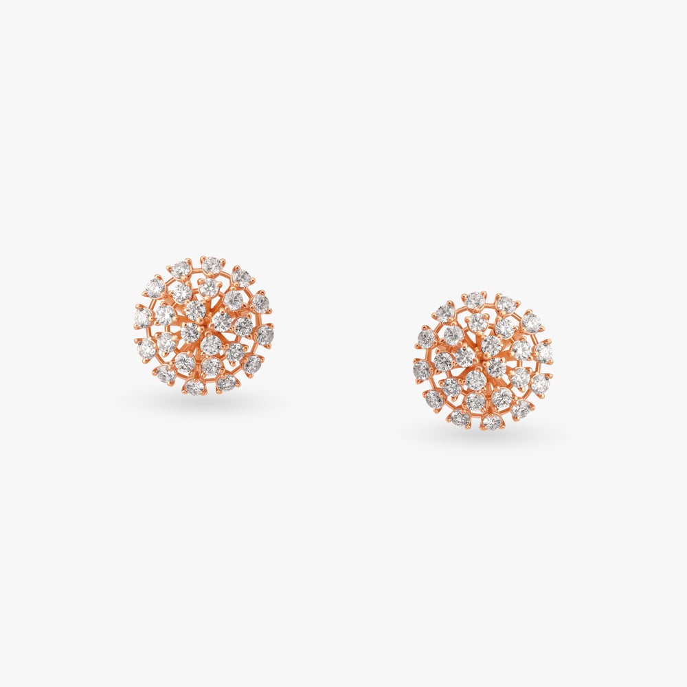 Modern Sophistication Diamond Stud Earrings,,hi-res image number null