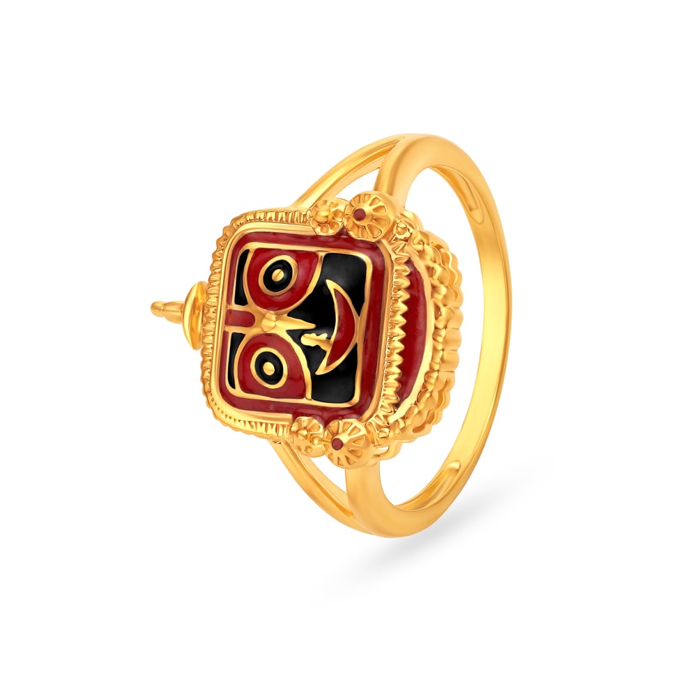 Vibrant Lord Jagannath Ring,,hi-res image number null