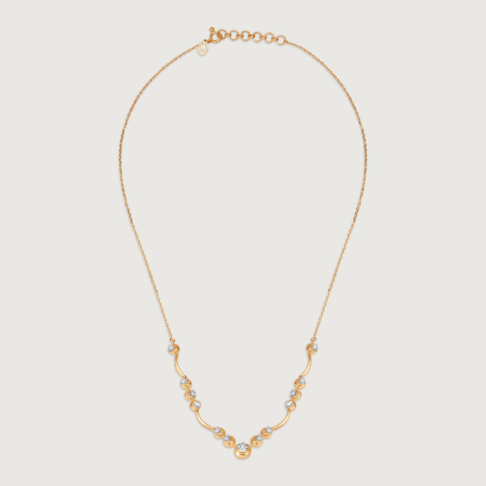 Crescent Charisma 14KT Diamond Necklace,,hi-res image number null