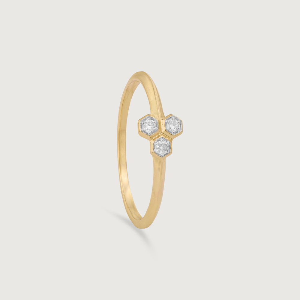 Honeycomb Harmony Diamond Ring,,hi-res image number null