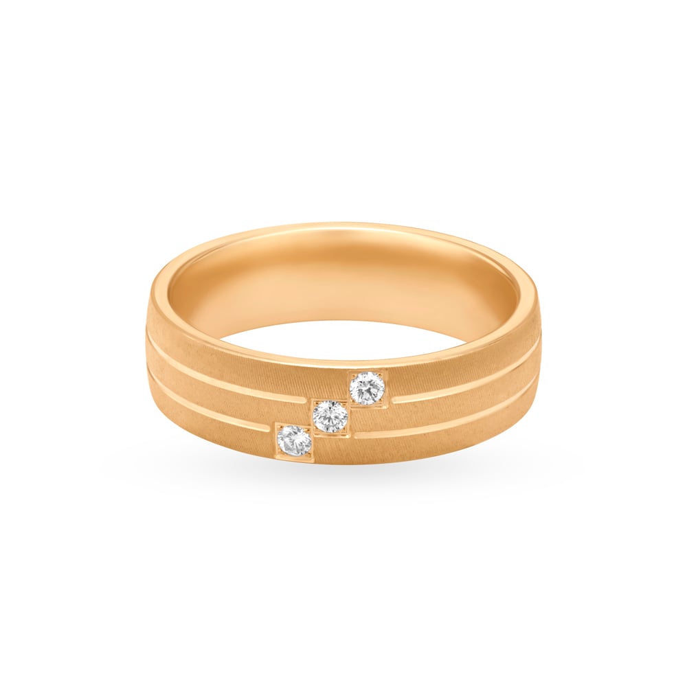 

Grand Bold Diamond Ring in White and Rose Gold