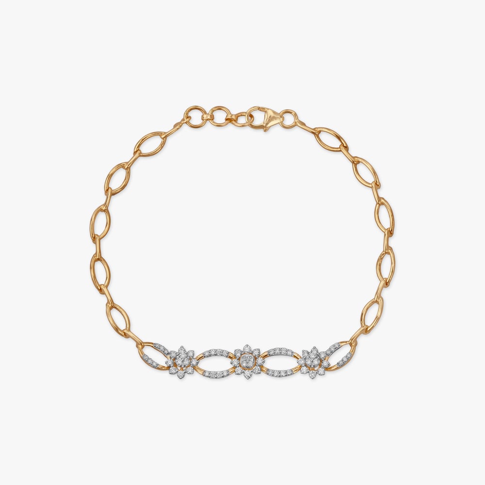 

Daisy Loop Diamond Bracelet