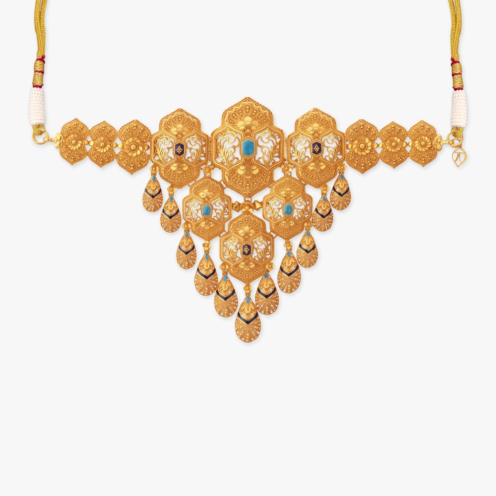Astral Rhythm Gold Choker Set,,hi-res image number null