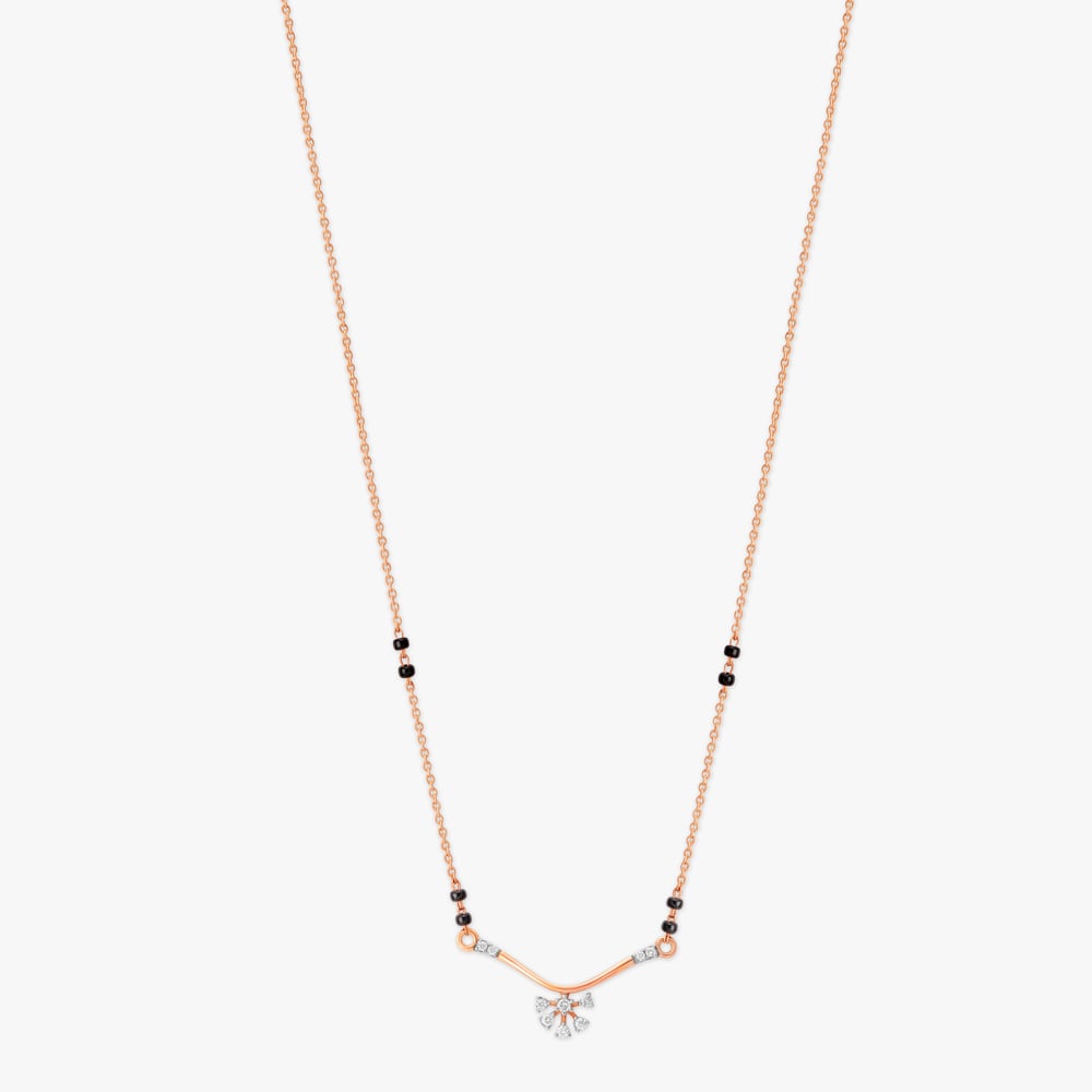Mesmerising Floret Diamond Mangalsutra,,hi-res image number null
