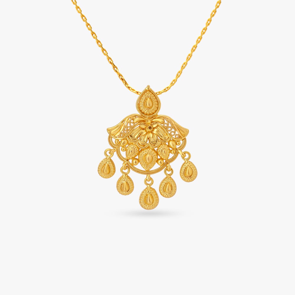 Plume Crown Gold Maang Tikka,,hi-res image number null