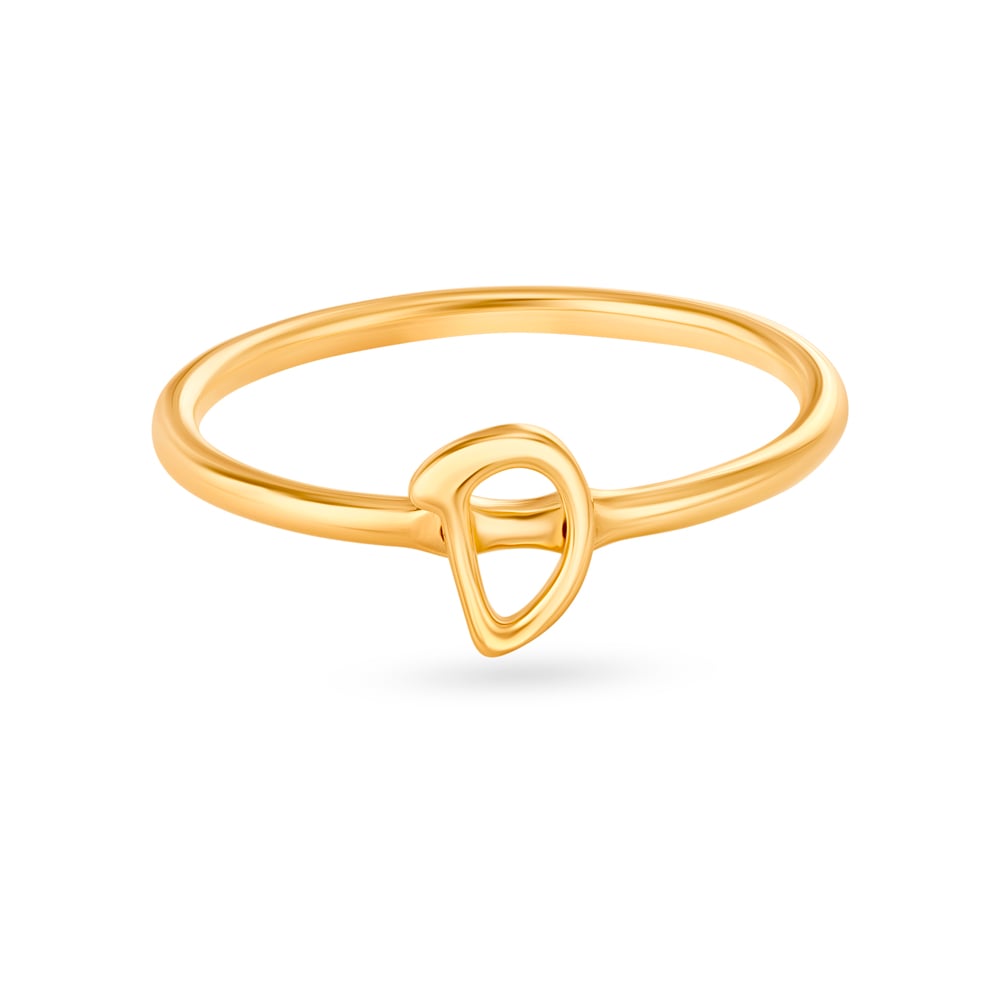 D name gold ring hotsell