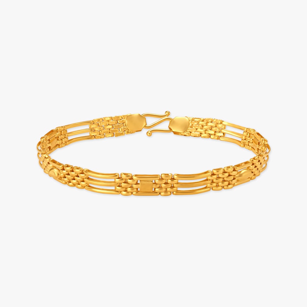 Tanishq 22 carat gold bracelet on sale