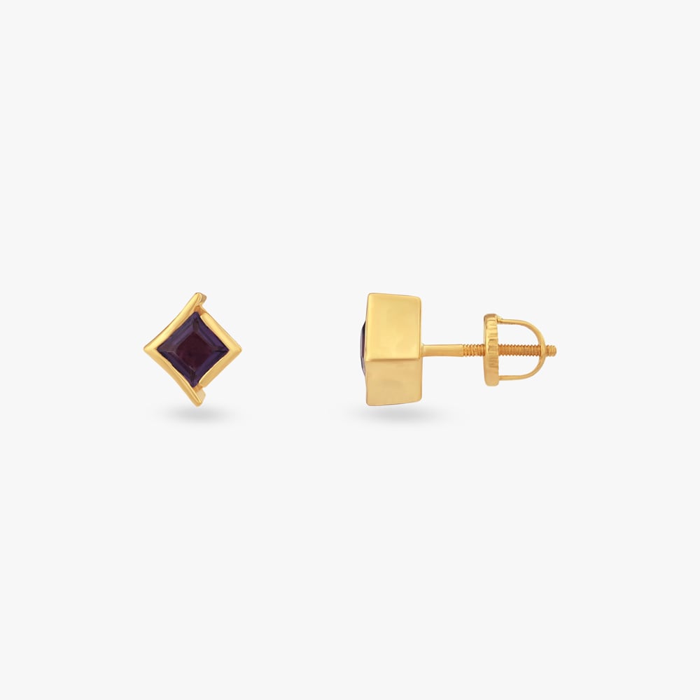 Orchid Edge Gold Pendant and Earrings Set,,hi-res image number null