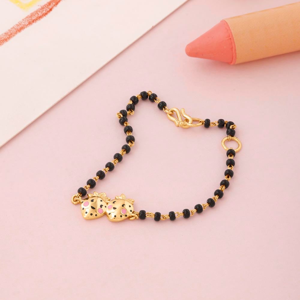 Berrylicious Strawberry Gold Bracelet,,hi-res image number null