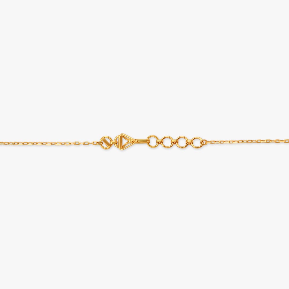 Shell-Shaped Gold Mangalsutra,,hi-res image number null