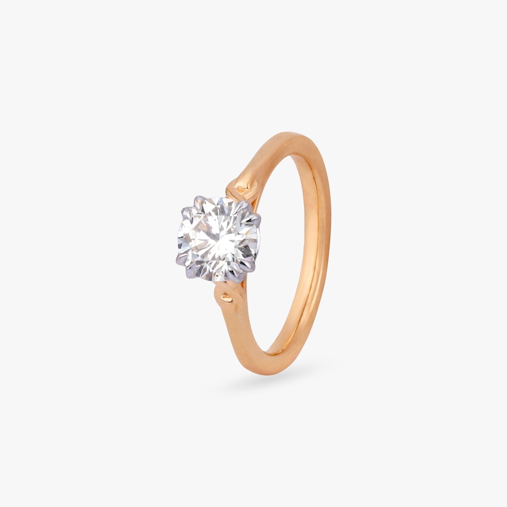 

Infinite Spark Solitaire Ring