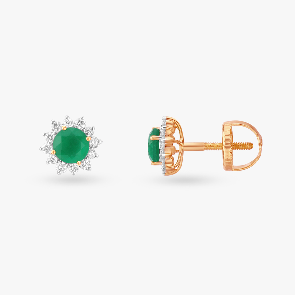 Starburst Diamond Stud Earrings,,hi-res image number null