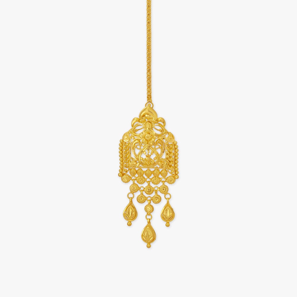 Doli Mandap Gold Maang Tikka,,hi-res image number null