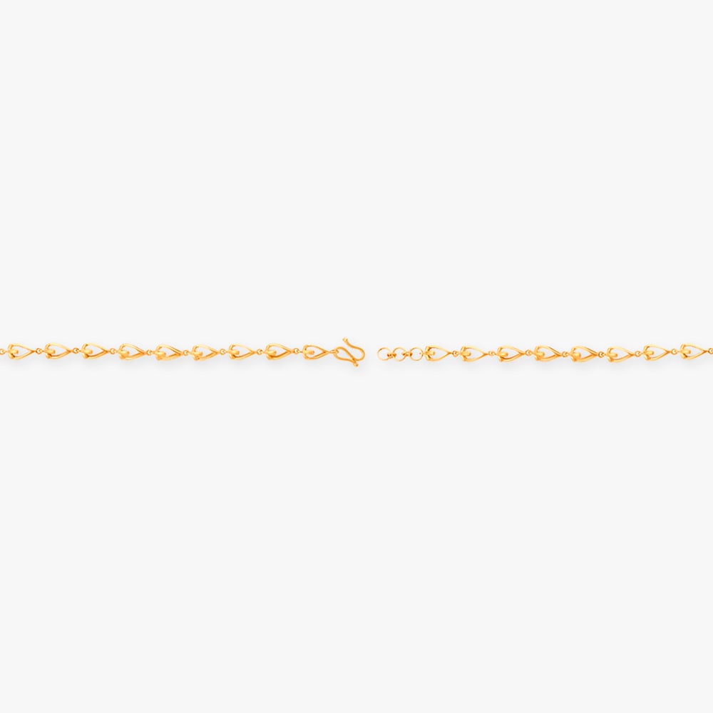 Teardrop Gold Bracelet,,hi-res image number null