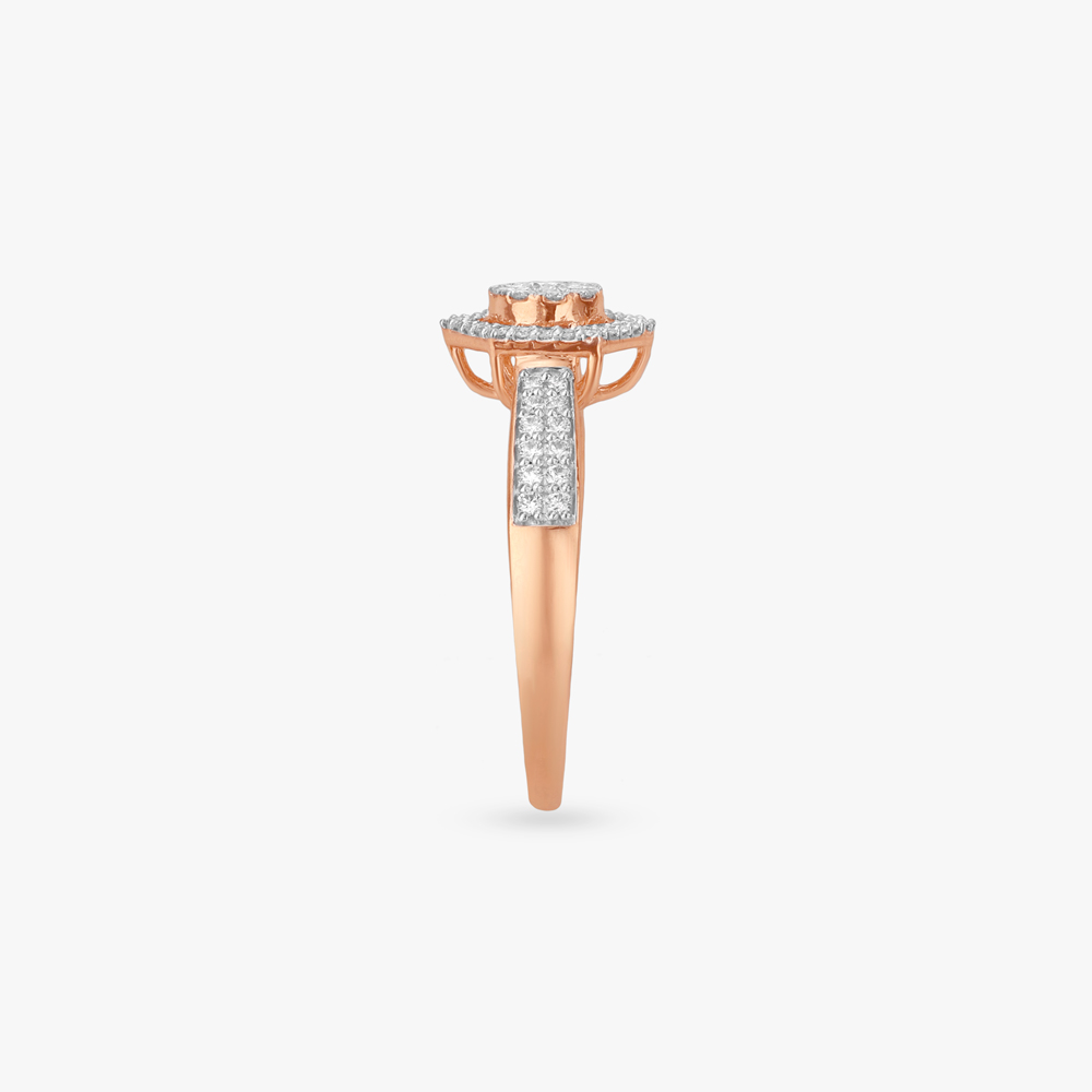 Hexa Halo Diamond Ring,,hi-res image number null