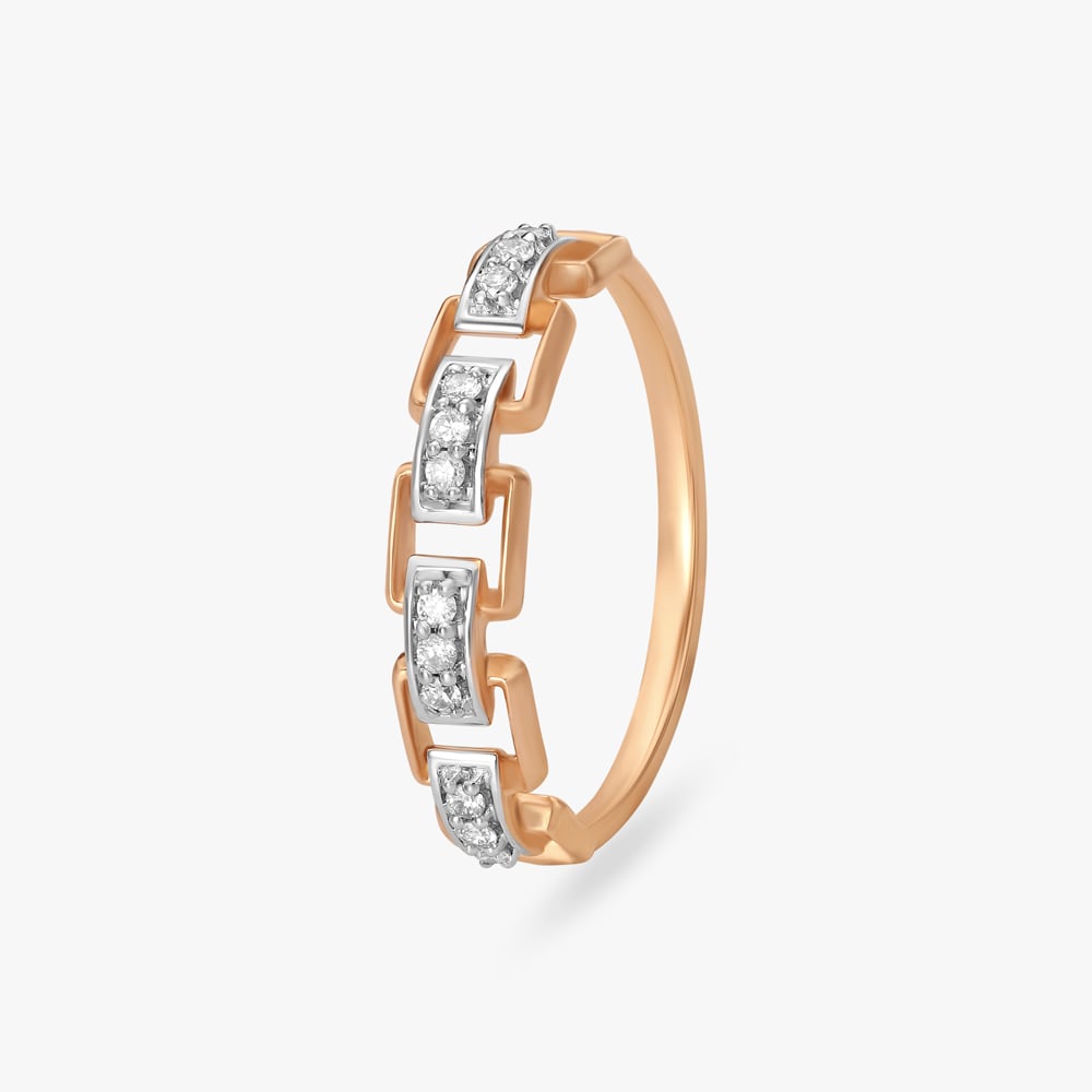 Half Eternity Diamond Band